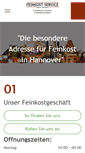 Mobile Screenshot of feinkostservice-gemmel.de
